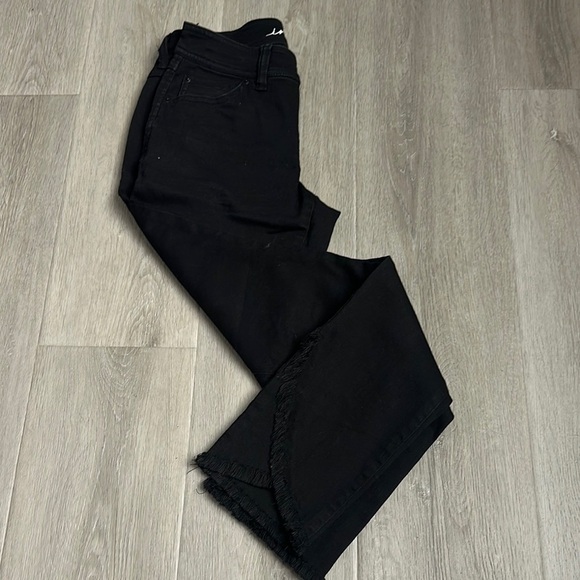 INC International Concepts Denim - INC International Concepts Black Flare Wide Leg Jeans